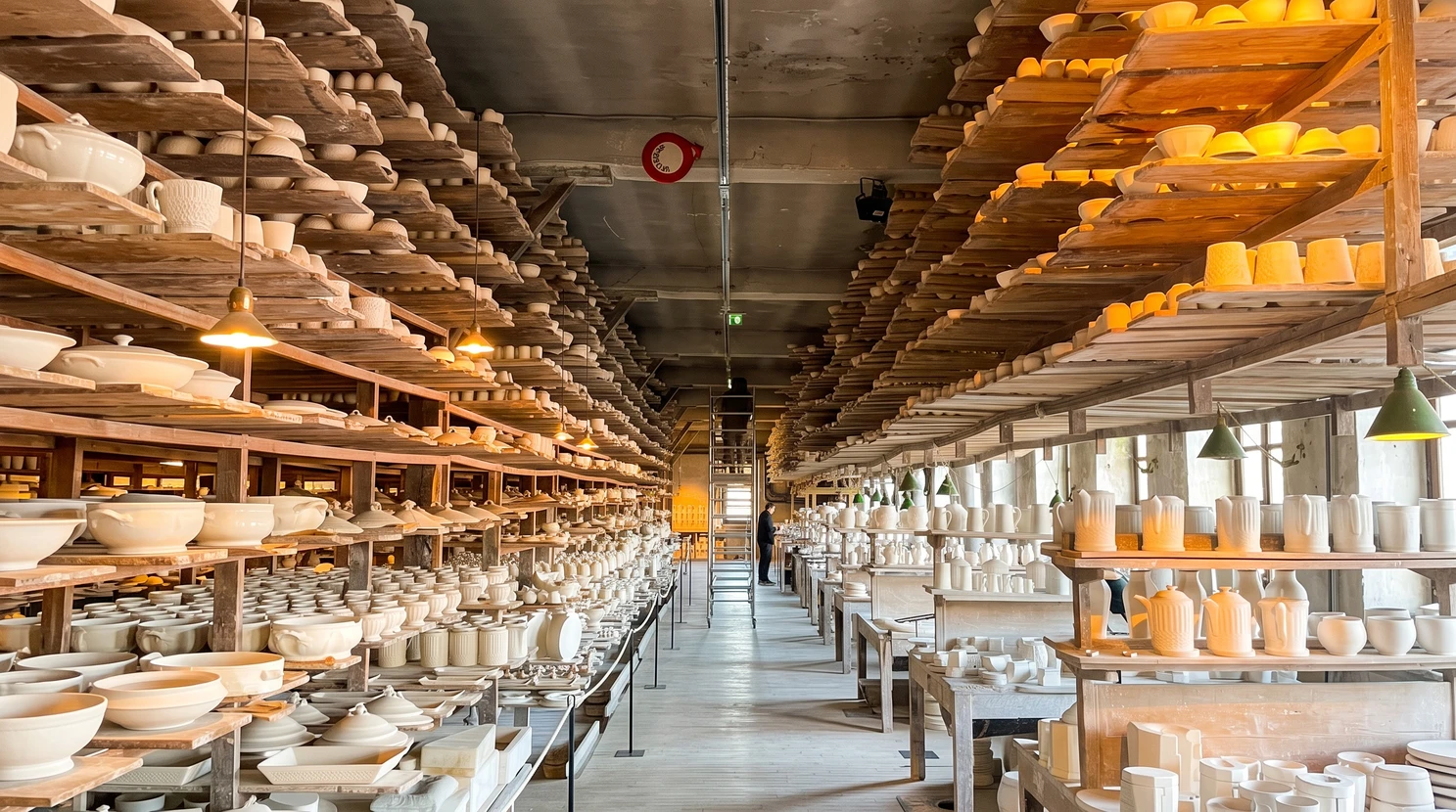 Showroom d'éclairage moderne avec exposition de luminaires variés